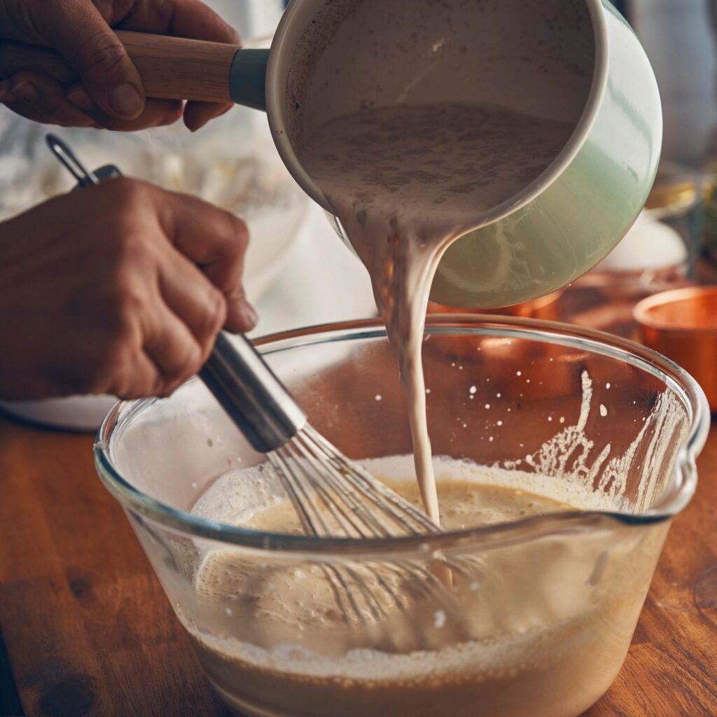 Preparing Eggnog for Christmas